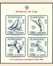 Cuba #213a Olympics Sheet