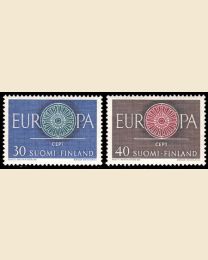 Finland # 376-77 Europa