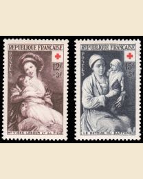 France # B282-83 Red Cross