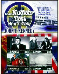 Gambia #3175 Kennedy Nuclear Test Ban