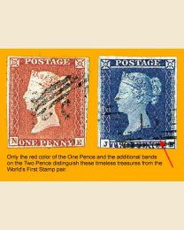 1841 Great Britain #3 and #4