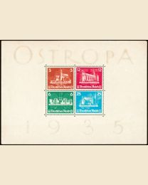 Germany #B68 OSTROPA Sheet Unused