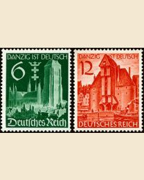 Germany #492-93 Annexing Danzig