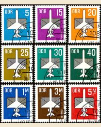 East Germany #C8-16 Airmails