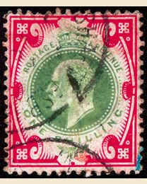 Great Britain #138 1sh Edward VII