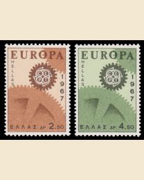 Greece # 891-92 Europa