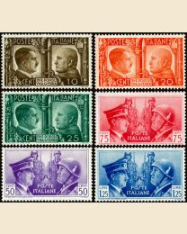 Italy #413-18 Rome-Berlin Axis