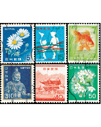 1920, Lot with classic Japanese stamps
