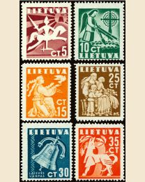 Lithuania #317-22 Peace