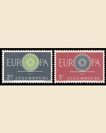 Luxembourg # 374-75 Europa