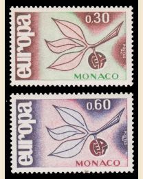 Monaco # 616-17 Europa