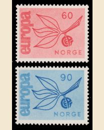 Norway # 475-76 Europa