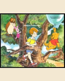 Disney's Winnie the Pooh and Christopher Robin Gren. Grenadines #1950 Mint Sheet