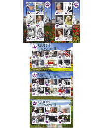 QE II In Loving Memory Overprints