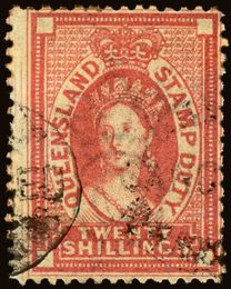 Queensland #AR32 20 Shillings