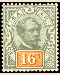 Sarawak &#35;17 16&cent; Mint