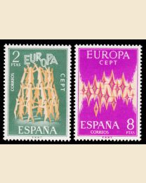Spain # 1717-18 Europa