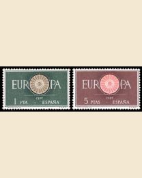 Spain # 941-42 Europa