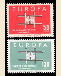 Turkey # 1602-03 Europa