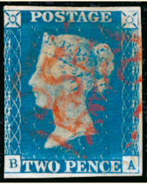 World's Second Postage Stamp