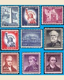 US Stamps - General Issues of 1954-1968