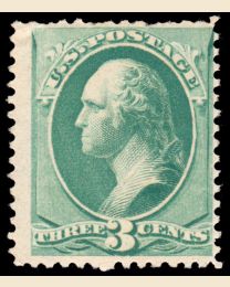 US #207 3¢ Washington unused