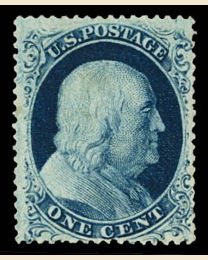 #  21 - 1¢ Franklin