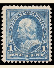 US #264 - 1¢ Franklin