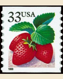 #3305 - 33¢ Strawberries coil
