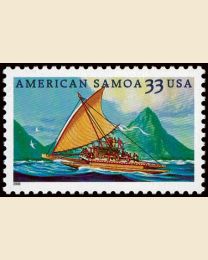 #3389 - 33¢ Samoan Double Canoe