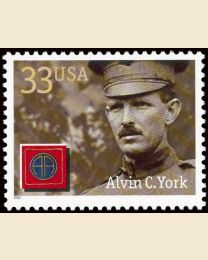 #3395 - 33¢ Alvin York