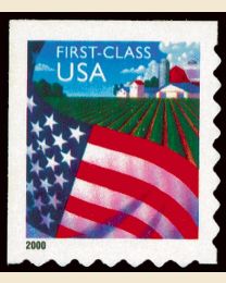 #3450 - Flag over Farm (34¢)