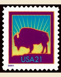 #3468 - 21¢ Bison