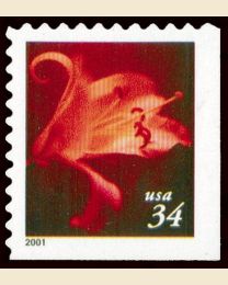 #3479 - 34¢ Lilies 8.5 vert.