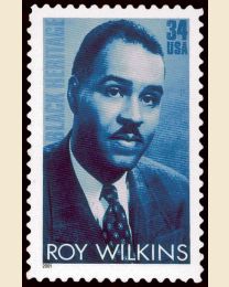 #3501 - 34¢ Roy Wilkins