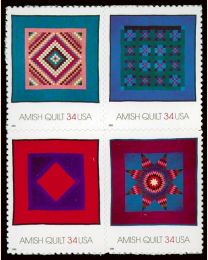 #3524S- 34¢ Amish Quilts