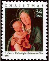 #3536 - 34¢ Madonna & Child