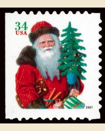 #3543 - 34¢ Santa Red Suit with Hat