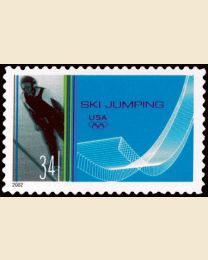 #3552 - 34¢ Ski Jumping