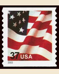 #3632A- 37¢ Flag