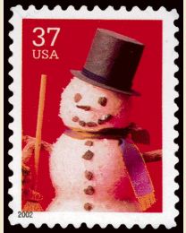 #3679 - 37¢ Snowman w Top Hat