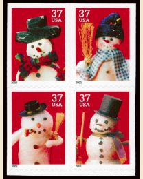 #3684S- 37¢ Snowmen Self-Adhesives