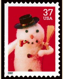 #3686 - 37¢ Snowman w Pipe