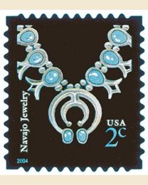 #3750 - 2¢ Navajo Necklace