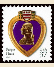 #3784 - 37¢ Purple Heart