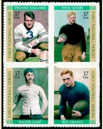 #3808S- 37¢ Early Football Heroes