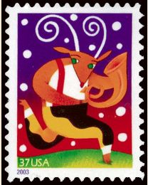 #3824 - 37¢ Reindeer with Horn