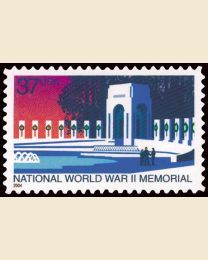 #3862 - 37¢ World War II Memorial