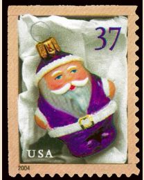 #3887 - 37¢ Purple Santa
