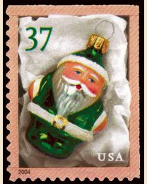 #3888 - 37¢ Green Santa